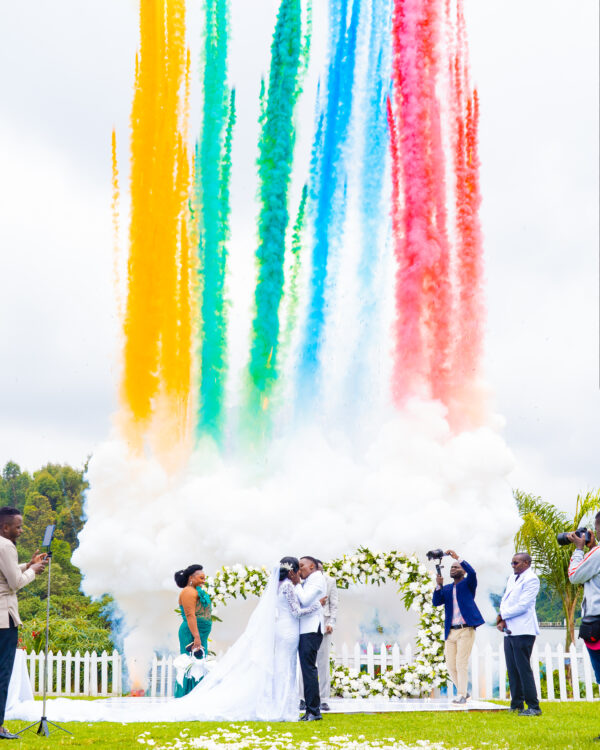 Wedding Fireworks in Kenya