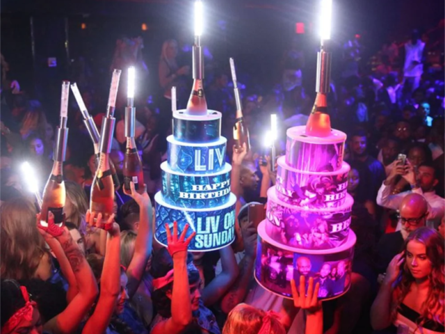 Birthday Cake Dummy Glorifier for Nightclubs