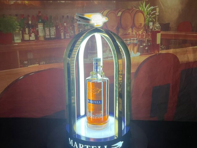 Martell Bottle Presenter – Luxury LED Club Show Display